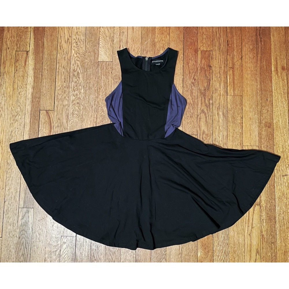Stylestalker Colorblock Skater Dress Rare Y2K